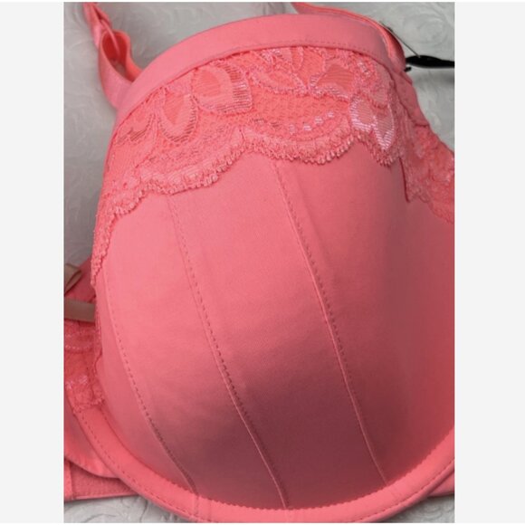 City Chic Zara Contour Bra 44B Apricot Pink NWT Plus Size - Picture 5 of 10